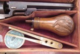 FINE REVERSED CASED ANTIQUE COLT 1849 POCKET MODEL from COLLECTING TEXAS – HIGH CONDITION 6” BARREL 1849 POCKET MODEL IN REVERSED CASE w/ ACCESSORIES - 20 of 24