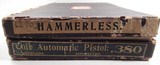 COLT MODEL 1908 HAMMERLESS POCKET PISTOL in ORIGINAL BOX with ALL PAPERS from COLLECTING TEXAS - .380 Cal. – SHIPPED to FITCH’S HOME for the SOLIDERS - 19 of 22