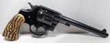 FINE COLT NEW SERVICE 44/40 with RARE JIGGED IVORY GRIPS from COLLECTING TEXAS – VERY HIGH CONDITION COLT NEW SERVICE – MADE in 1913 - 6 of 18
