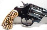 FINE COLT NEW SERVICE 44/40 with RARE JIGGED IVORY GRIPS from COLLECTING TEXAS – VERY HIGH CONDITION COLT NEW SERVICE – MADE in 1913 - 7 of 18