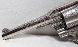 RARE FACTORY ENGRAVED COLT DOUBLE ACTION from COLLECTING TEXAS – COLT OFFICIAL POLICE TWO-TONE NICKEL REVOLVER – CIRCA 1952 - 5 of 18