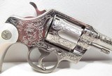 RARE FACTORY ENGRAVED COLT DOUBLE ACTION from COLLECTING TEXAS – COLT OFFICIAL POLICE TWO-TONE NICKEL REVOLVER – CIRCA 1952 - 9 of 18