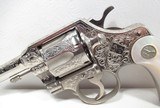 RARE FACTORY ENGRAVED COLT DOUBLE ACTION from COLLECTING TEXAS – COLT OFFICIAL POLICE TWO-TONE NICKEL REVOLVER – CIRCA 1952 - 3 of 18