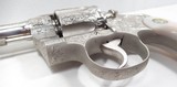 RARE FACTORY ENGRAVED COLT DOUBLE ACTION from COLLECTING TEXAS – COLT OFFICIAL POLICE TWO-TONE NICKEL REVOLVER – CIRCA 1952 - 16 of 18