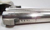 VERY FINE REMINGTON DOUBLE DERINGER TYPE 1 LATE PRODUCTION .41 CALIBER R.F. from COLLECTING TEXAS – FACTORY NICKEL with PEARL GRIPS - 13 of 14