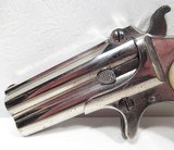 VERY FINE REMINGTON DOUBLE DERINGER TYPE 1 LATE PRODUCTION .41 CALIBER R.F. from COLLECTING TEXAS – FACTORY NICKEL with PEARL GRIPS - 6 of 14