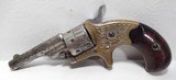 ANTIQUE COLT NEW LINE .22 CALIBER REVOLVER from COLLECTING TEXAS – MADE 1876 – FACTORY ENGRAVED - 1 of 15