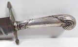VERY NICE LARGE BOWIE KNIFE by HARRISON BROS. & HOWSON from COLLECTING TEXAS – SOLID SILVER HANDLE – 11” BLADE - 5 of 12