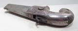 FINE NATIONAL ARMS CO. DERINGER No.1 MADE by MOORE from COLLECTING TEXAS – 41 RF CALIBER – SILVER PLATED BRASS FRAME - 9 of 13