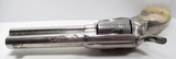 FACTORY ENGRAVED COLT SAA 45 from COLLECTING TEXAS – REFINISHED NICKEL PLATED with CARVED STEER-HEAD PEARL GRIPS & FIRE BLUE SCREWS - 11 of 20
