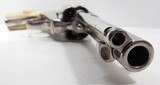 FACTORY ENGRAVED COLT SAA 45 from COLLECTING TEXAS – REFINISHED NICKEL PLATED with CARVED STEER-HEAD PEARL GRIPS & FIRE BLUE SCREWS - 19 of 20
