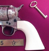 T.G.C.A. 2015 SHOW GUN from COLLECTING TEXAS – COLT 2ND GEN. SAA ENGRAVED by BEN LANE in ORIGINAL DISPLAY CASE - 3 of 9