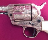 T.G.C.A. 2015 SHOW GUN from COLLECTING TEXAS – COLT 2ND GEN. SAA ENGRAVED by BEN LANE in ORIGINAL DISPLAY CASE - 4 of 9