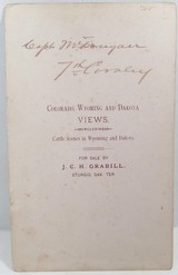 SUPERB and RARE PHOTOGRAPH - 7th CAVALRY on REVIEW at FORT MEADE, DAKOTA TERRITORY in 1887 from COLLECTING TEXAS - 5 of 6