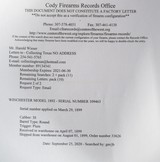 ANTIQUE WINCHESTER MODEL 1892 from COLLECTING TEXAS – 38 W.C.F. (38/40) – MADE 1896 - 21 of 21