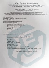 FINE SPECIAL ORDER ANTIQUE WINCHESTER MODEL 1894 from COLLECTING TEXAS – SEMI-DELUXE PISTOL GRIP 38/55 – MADE 1897 - 21 of 21