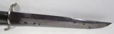 BOWIE KNIFE with SHEATH from COLLECTING TEXAS - 10-3/8” CLIP POINT BLADE - 3 of 13