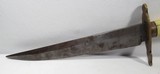 LARGE HEAVY BOWIE KNIFE from COLLECTING TEXAS – POSSIBLY CONFERATE with IVORY HANDLE - 3 of 15