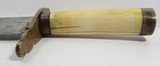 LARGE HEAVY BOWIE KNIFE from COLLECTING TEXAS – POSSIBLY CONFERATE with IVORY HANDLE - 5 of 15