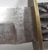 ANTIQUE BOWIE KNIFE by BRIDGEPORT GUN IMPLEMENT CO. from COLLECTING TEXAS – CIRCA 1870-1890 - 3 of 9