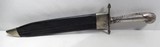 VERY NICE LARGE BOWIE KNIFE by HARRISON BROS. & HOWSON from COLLECTING TEXAS – SOLID SILVER HANDLE – 11” BLADE - 11 of 12
