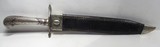 VERY NICE LARGE BOWIE KNIFE by HARRISON BROS. & HOWSON from COLLECTING TEXAS – SOLID SILVER HANDLE – 11” BLADE - 10 of 12