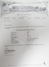 REALLY NICE FACTORY ENGRAVED 111 YEAR-OLD COLT SINGLE ACTION ARMY 45 from COLLECTING TEXAS – CARVED STEER HEAD PEARL GRIPS – SHIPPED IN 1911 - 20 of 20