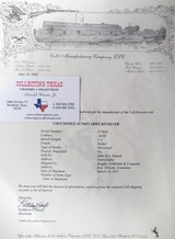 COLT FACTORY ENGRAVED 44-40 from COLLECTING TEXAS – 5 1/2” BARREL – PEARL GRIPS – ONE GUN SHIPMENT to NEW ORLEANS in 1911 - 20 of 20