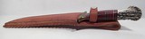 OUTSTANDING HANDMADE SILVEY CUSTOM KNIFE with ORIGINAL SHEATH from COLLECTING TEXAS - 13 of 14