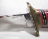 OUTSTANDING HANDMADE SILVEY CUSTOM KNIFE with ORIGINAL SHEATH from COLLECTING TEXAS - 7 of 14