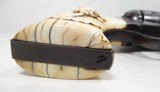 OUTSTANDING 120+ YEAR-OLD CARVED IVORY GRIPS for COLT SINGLE ACTION ARMY from COLLECTING TEXAS – AGED IVORY ONE-PIECE GRIPS - 5 of 6