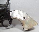 VERY NICE EARLY PAIR of PLAIN PEARL GRIPS for COLT S.A.A. from COLLECTING TEXAS – REALLY COLORFUL EARLY PEARL GRIPS - 2 of 6