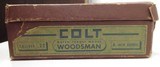 COLT WOODSMAN TARGET PISTOL in ORIGINAL BOX with CORRECT END LABELS from COLLECTING TEXAS - 20 of 20