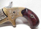 ANTIQUE COLT NEW LINE .22 CALIBER REVOLVER from COLLECTING TEXAS – MADE 1876 – FACTORY ENGRAVED - 2 of 15