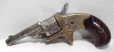 ANTIQUE COLT NEW LINE .22 CALIBER REVOLVER from COLLECTING TEXAS – MADE 1876 – FACTORY ENGRAVED - 1 of 15