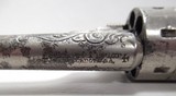 ANTIQUE COLT NEW LINE .22 CALIBER REVOLVER from COLLECTING TEXAS – MADE 1876 – FACTORY ENGRAVED - 8 of 15