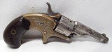ANTIQUE COLT NEW LINE .22 CALIBER REVOLVER from COLLECTING TEXAS – MADE 1876 – FACTORY ENGRAVED - 4 of 15