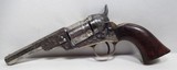FINE ANTIQUE COLT MODEL POCKET NAVY CONVERSION from COLLECTING TEXAS – ENGRAVED with HOLSTER - 6 of 23