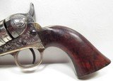 FINE ANTIQUE COLT MODEL POCKET NAVY CONVERSION from COLLECTING TEXAS – ENGRAVED with HOLSTER - 7 of 23