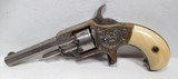 FINE ANTIQUE WHITNEYVILLE ARMORY REVOLVER – FACTORY ENGRAVED with IVORY GRIPS from COLLECTING TEXAS – No.1 SIZE NICKEL PLATED .22 CAL. in PERIOD CASE - 2 of 16