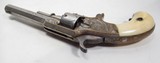 FINE ANTIQUE WHITNEYVILLE ARMORY REVOLVER – FACTORY ENGRAVED with IVORY GRIPS from COLLECTING TEXAS – No.1 SIZE NICKEL PLATED .22 CAL. in PERIOD CASE - 10 of 16