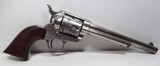 FINE NICKEL ETCH PANEL 44/40 SINGLE ACTION ARMY with 7 1/2” BARREL - MADE 1884 from COLLECTING TEXAS – SHIPPED TO NEW YORK DISTRIBUTOR IN 1884 - 1 of 20