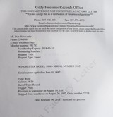 WINCHESTER 1886 – 50 EXPRESS MADE 1887 from COLLECTING TEXAS – ORIGINALLY 38/56 CAL. – CHANGED TO 50-110 in 1888 - 22 of 22