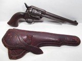EARLY COLT SINGLE ACTION ARMY with HOLSTER from COLLECTING TEXAS – MADE 1876 – BARREL INSCRIBED “FRANCISCO MORALES T” - 1 of 22