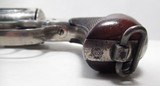 EARLY COLT MODEL 1878 “FAT GRIP” SHIPPED 1881 from COLLECTING TEXAS – 45 CAL. with 7 1/2” BARREL and NICKEL FINISH - 15 of 17