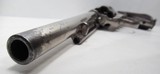 EARLY COLT MODEL 1878 “FAT GRIP” SHIPPED 1881 from COLLECTING TEXAS – 45 CAL. with 7 1/2” BARREL and NICKEL FINISH - 17 of 17