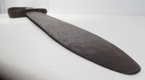 HUGE ORIGINAL CONFEDERATE “D” GUARD BOWIE KNIFE from COLLECTING TEXAS – PROBABLE BATTLE GROUND FIND – CAME FROM TEXAS - 9 of 10