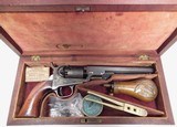 FINE REVERSED CASED ANTIQUE COLT 1849 POCKET MODEL from COLLECTING TEXAS – HIGH CONDITION 6” BARREL 1849 POCKET MODEL IN REVERSED CASE w/ ACCESSORIES - 1 of 24