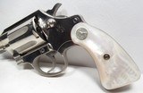 RARE 2-TONE NICKEL DETECTIVE SPECIAL with FACTORY PEARL GRIPS - CIRCA 1951 from COLLECTING TEXAS - .38 SPECIAL with 2” BARREL - 2 of 17