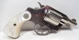 RARE 2-TONE NICKEL DETECTIVE SPECIAL with FACTORY PEARL GRIPS - CIRCA 1951 from COLLECTING TEXAS - .38 SPECIAL with 2” BARREL - 6 of 17